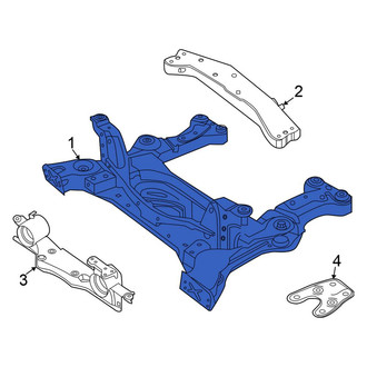 Volkswagen OE - Front Suspension Subframe Crossmember