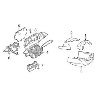 Volkswagen OE - Steering Column - Shroud, Switches & Levers