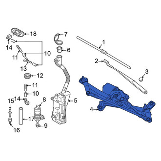 Volkswagen OE - Front Wiper Motor