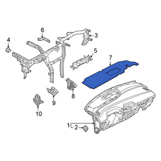 Volkswagen OE - Rear Sound Absorber