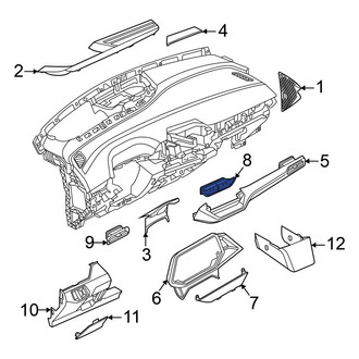 Volkswagen OE - Center Dashboard Air Vent