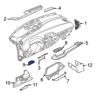 Volkswagen OE - Left Dashboard Air Vent