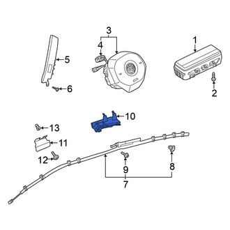 Volkswagen OE - Left Curtain Air Bag Bracket