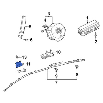 Volkswagen OE - Left Curtain Air Bag Bracket