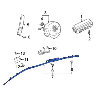 Volkswagen OE - Left Curtain Air Bag