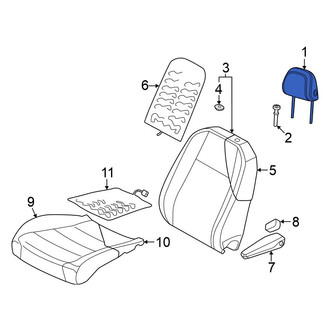 Volkswagen OE - Front Left Headrest