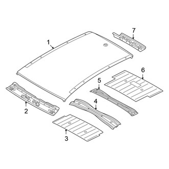 Volkswagen OE - Roof & Components (W/O Panoramic), (Base / Pro)