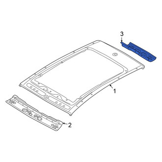 Volkswagen OE - Rear Roof Header Panel