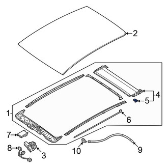 Volkswagen OE - Sunroof Cover Guide