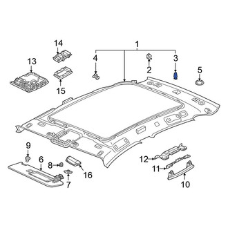 Volkswagen OE - Front Headliner Clip