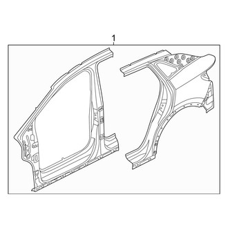 Volkswagen OE - Pillars, Rocker & Floor - Uniside