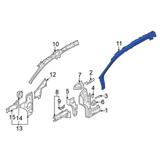 Volkswagen OE - Left Upper Outer Body A-Pillar