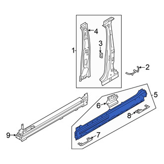 Volkswagen OE - Left Rocker Panel
