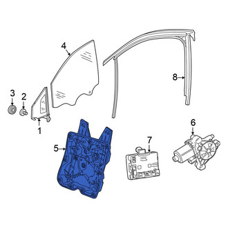 Volkswagen OE - Front Left Window Regulator