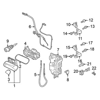 Volkswagen OE - Front Door - Lock & Hardware