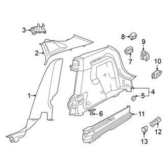 Volkswagen OE - Quarter Panel - Interior Trim