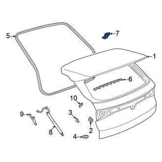 Volkswagen OE - Rear Liftgate Hinge