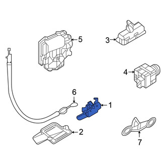 Volkswagen OE - Rear Liftgate Latch