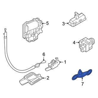Volkswagen OE - Rear Liftgate Lock Striker Plate