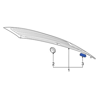 Volkswagen OE - Back Glass Spacer