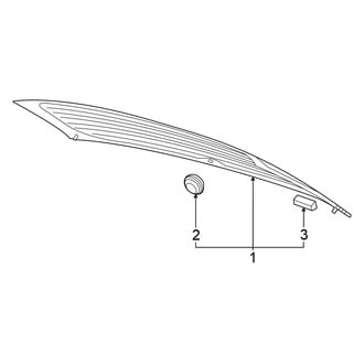 Volkswagen OE - Lift Gate - Glass
