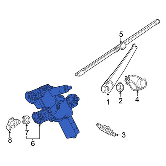 Volkswagen OE - Rear Wiper Motor