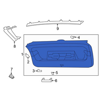 Volkswagen OE - Rear Lower Liftgate Trim
