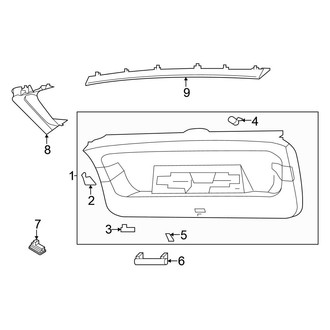 Volkswagen OE - Lift Gate - Interior Trim