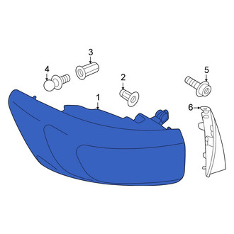 Volkswagen OE - Rear Left Tail Light Assembly