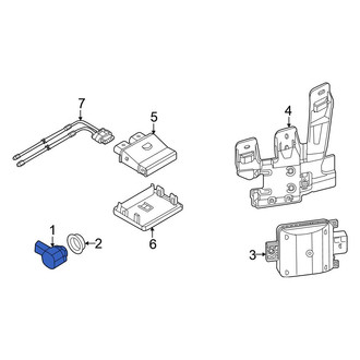 Volkswagen OE - Front Center Parking Aid Sensor