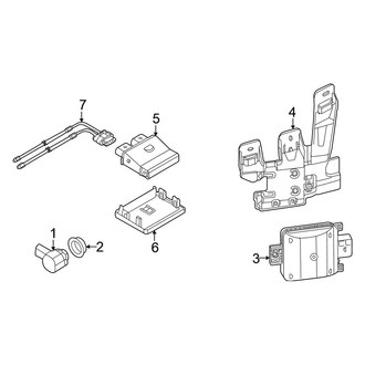 Volkswagen OE - Rear Bumper - Electrical Components