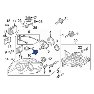 Volkswagen OE - Front Turn Signal Light Socket