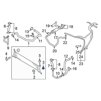 Volkswagen OE - Intercooler Pipe Grommet