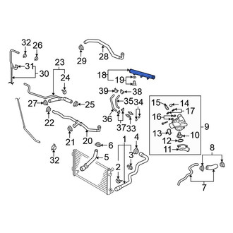 Volkswagen OE - Engine Coolant Pipe