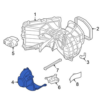 Volkswagen OE - HVAC Blower Motor Assembly