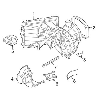 Volkswagen OE - Air Conditioner & Heater - Blower Motor & Fan
