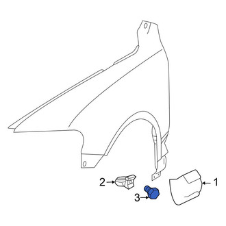 Volkswagen OE - Fender Molding Grommet