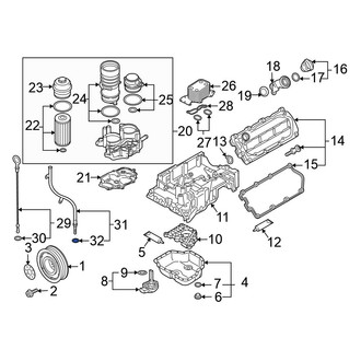 Volkswagen OE - Engine Oil Dipstick Tube O-Ring
