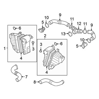 Volkswagen OE - Engine / Transaxle - Air Intake (To 11/06), (4.2L)