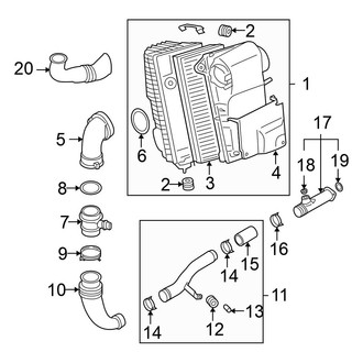 Volkswagen OE - Engine / Transaxle - Air Intake (5.0L)