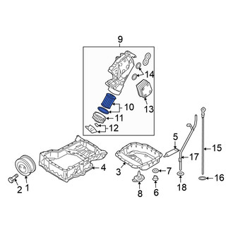 Volkswagen OE - Engine Oil Filter Element