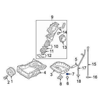 Volkswagen OE - Engine Oil Drain Plug Gasket