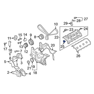 Volkswagen OE - Engine Valve Cover Grommet