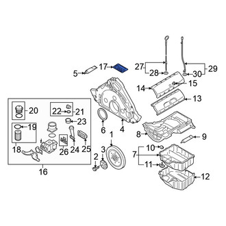 Volkswagen OE - Engine Oil Filter Housing Gasket