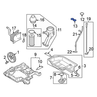 Volkswagen OE - Engine Oil Filter Adapter Gasket