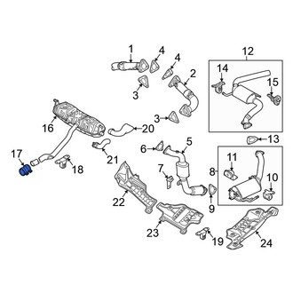 Volkswagen OE - Exhaust Muffler Clamp