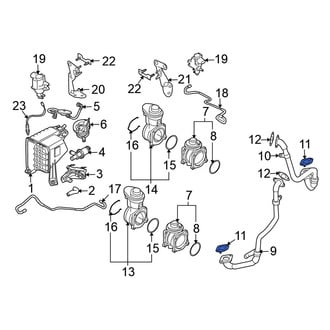 Volkswagen OE - Exhaust Gas Recirculation (EGR) Valve Gasket