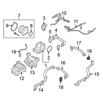 Volkswagen OE - Exhaust Gas Recirculation (EGR) Valve Gasket