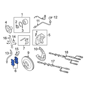 Volkswagen OE - Front Disc Brake Pad Set
