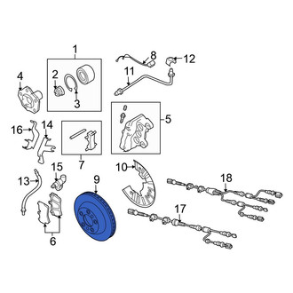 Volkswagen OE - Front Right Disc Brake Rotor